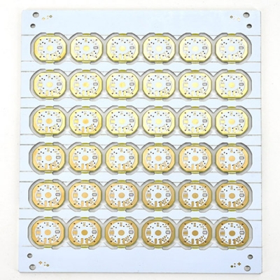 Single sided double layer aluminum substrate